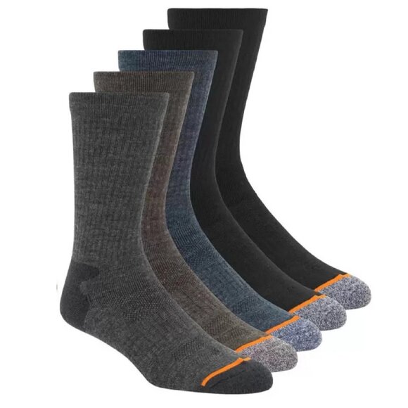 NEW Weatherproof Vintage 4-Pack Men's Size 6-12 Wool Blend Crew Socks Outdoor - Picture 1 of 7